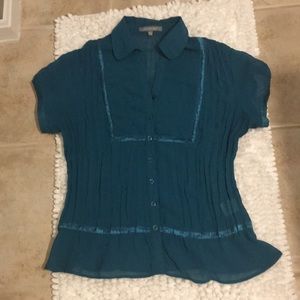 NY collection, size large, turquoise w tank